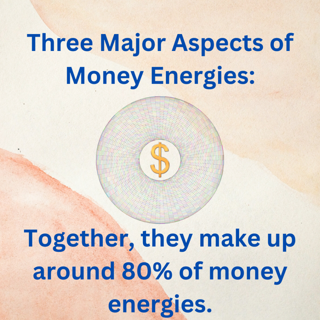 Together, they make up around 80% of money energies.