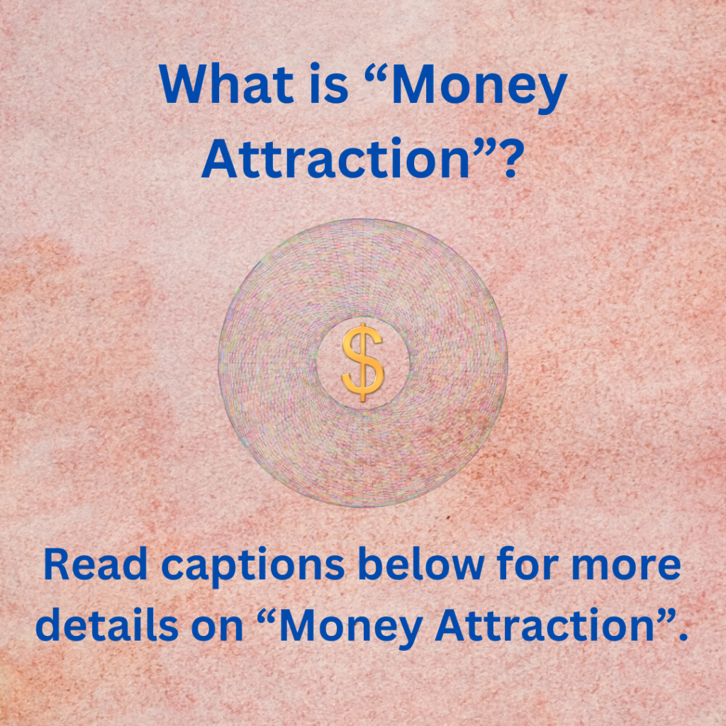 Read captions below for more details on "Money Attraction".