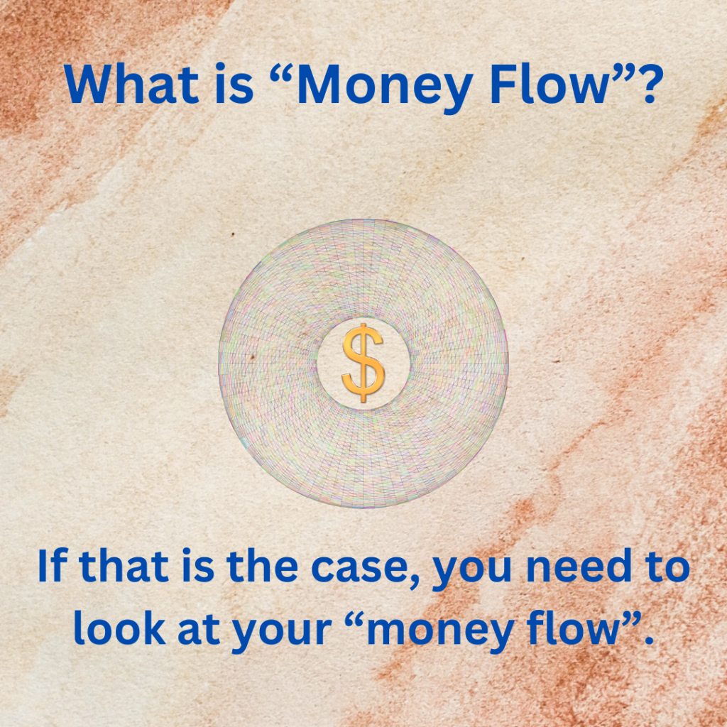 If that is the case, you need to look at your "money flow".